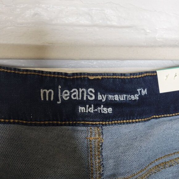 M Jeans By Maurices Women's Size 14W Jeans Super Soft Jegging Flannel Cuff - Picture 7 of 8